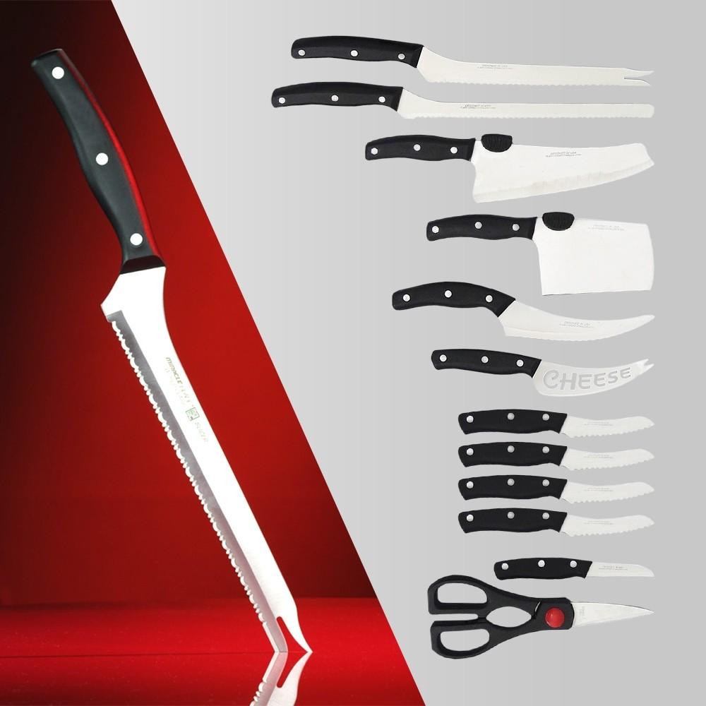 Miracle Blade 11 Piece Knife Set w/Recipe Guide 