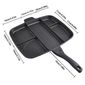 Non-Stick Divided Grill Pan - Value For you PH